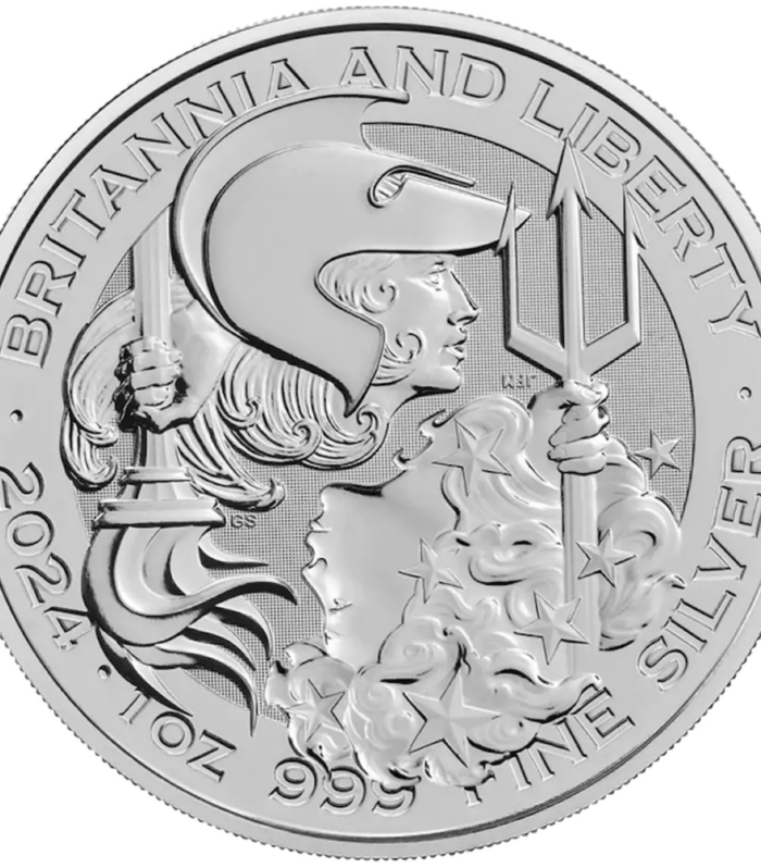 1 Oz Britannia & Liberty Silver Coin 2024